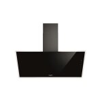 Whirlpool - hotte d�corative inclin�e 90cm 660m3 / h noir whvf93fltk