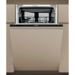 Whirlpool lave - vaisselle compact noir 11 couverts