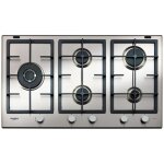 Whirlpool ? table de cuisson gaz 86 cm ? 5 br�leurs � haut rendement 4 kw ? surface ixelium r�sistante ...