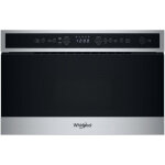 Whirlpool wmn4i4bx noir, acier inoxydable micro - ondes grill int�gr� 22 l 750 w