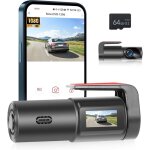 Wifi hd 1080p cam�ra embarqu�e pour voiture, mini dashcam avant pour voiture avec vision nocturne dash ...