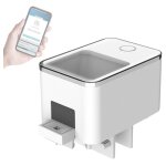 Nourrisseur d'aquarium pour poissons rouges wifi, capacit 100 ml, programmation intelligente et contrle ...