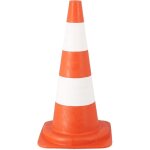 Cône de signalisation orange pvc souple - hauteur 54 cm - wilmart Cône de signalisation orange pvc souple - hauteur 54 cm - wilmart