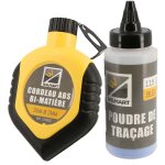 Cordeau  tracer, 30 mtres avec biberons de poudre 115 g