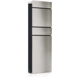 Wiltec - bo�te aux lettres et colis avec porte journaux verrouillable 39, 5 x 14, 1 x 115 cm couleur ...