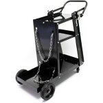 Wiltec chariot de poste � souder mobile ? avec 4 roues, 4 tiroirs et cha�nes de r�tention ? chariot d?atelier ...