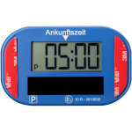 Wiltec disque de stationnement �lectronique solaire ? e1 ? passage heure �t� / hiver automatique ? pile ...