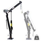 Wiltec - grue de levage de pick - up ? capacit� de charge max. de 900 kg ? ch�vre m�canique d'atelier ...