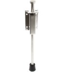 Wiltec - guide de porte � p�dale 118 - 146mm en acier inoxydable butoir de porte amortisseur de sol bloque ...