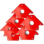 Kit 6x aimants de soudure avec force de maintien de 11 kg / 20 kg / 32 kg, querre magntique compacte, ...