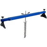 Wiltec - pont moteur boite � vitesse 300 kg max. rouge ? barre traverse garde - boue ? support moteur ...