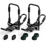 Wiltec - lot 2 pièces porte - kayak galerie de toit pliable - en forme de j - capacité de charge max. ... Wiltec - lot 2 pièces porte - kayak galerie de toit pliable - en forme de j - capacité de charge max. ...