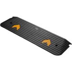 Wiltec - rampe d'acc�s ? 1100 x 406 x 50 mm ? capacit� max. 50 t ? en caoutchouc ? handicap�s, fauteuil ...