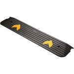 Wiltec - rampe d'acc�s ? 1130 x 240 x 25 mm ? capacit� max. 50 t ? en caoutchouc ? handicap�s, fauteuil ...