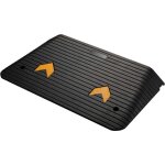 Wiltec rampe d?acc�s ? 902 x 533 x 89 mm ? capacit� max. 50 t ? en caoutchouc ? handicap�s, fauteuil ...