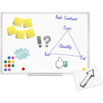 Tableau magnétique whiteboard tableau mural 70x50cm 12 aimants inclus tableau d'affichage tableau pense ... Tableau magnétique whiteboard tableau mural 70x50cm 12 aimants inclus tableau d'affichage tableau pense ...