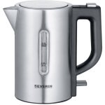 Wk 3647 bouilloire sans bpa acier inoxydable, noir contenance: 0. 5 l - severin