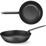Wok universel en acier au carbone, diam�tre 304 millim�tres