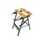 Wolfcraft ? �tabli pliant 62. 5 x 44. 5 cm ? acier ? �paisseur plateau 19 mm ? charge max 125 kg ? conception ...
