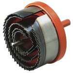 Wolfcraft - scie cloche multi - lames - diam�tre 28. 35. 50. 68. 74 mm - profondeur de coupe 40 mm. foret ...