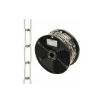 Wolfpack - chane dcorative lisse argente 3, 4x43 mm. rouleau 20 mtres