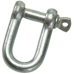 Manille droite galvanisée 20 mm 3 / 4' usage domestique Manille droite galvanisée 20 mm 3 / 4' usage domestique