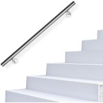 Vingo main courante en acier inoxydable rampe d'escalier support mural rambarde dispositif de fixation ...