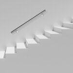 Vingo main courante en acier inoxydable rampe d'escalier support mural rambarde dispositif de fixation ...