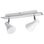 Woltz - plafonnier pat�re orientable gu10 max 2x11w blanc