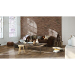 Woodflooring - parement bois recycle kempas huile brown 10x180x495 : revetement mural huil� brun
