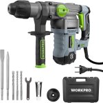 Marteau perforateur lectrique 1500w, perceuse  percussion, marteau rotatif avec poigne rotative 360, ...