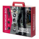 Mascot workwear box : 2 pantalons de travail ultimate stretch 18479 + 2 cadeaux - noir - 48 - jambes ...
