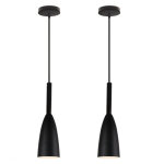 2pcs r�tro industriel lustre suspension fer forg� �clairage e27 lampe suspension salon cuisine salle ...