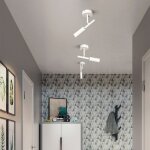 Wottes - lot de 3 applique murale led 5w interieur lampe de chevet murale blanc liseuse de chevet rotatif ...