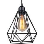 E27 lustre suspension industriel rtro lampe suspension fer forg cratif pour chambre salon cuisine ...