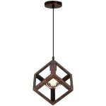 Lustre suspension moderne luminaire plafonnier en m�tal lampe de plafon g�om�trique pour chambre salon ...