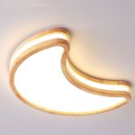 Wottes - plafonnier led moderne luminaire plafond lune crative plafonnier plat de chambre d'enfant 40cm ...