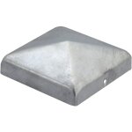 Wovar - chapeau de poteau acier galvanis� pour poteaux 12x12 cm - par