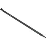 Wovar - penture noire avec d�port et trous carr�s 120 cm - pointe