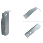 Wovar - sabot aile int�rieure avec l�vre galvanis� pour poutres de 4. 5 x