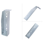 Wovar - sabot aile intrieure avec lvre galvanis pour poutres de 7 x 27