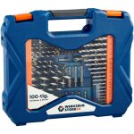 Ws24 - jeu de forets et d'embouts tin 100 pcs. en coffret plastique 100098