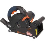 Ferm - wsm1008 rainureuse 1600w 150mm, laser - incl. 2 lames diamant et adaptateur d'aspirateur