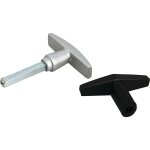 Wss - paire de poignes alu argent / olive noire 16580000114