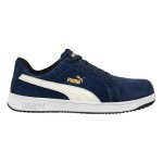 Puma - chaussures iconic suede low s1pl bleu marine - 43