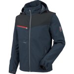 Veste softshell stretch x wrth modyf bleue marine l