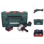 Metabo wvb 18 ltx bl 15 - 125 quick meuleuse d'angle sans fil 18 v 125 mm brushless + 1x batterie 5, ...