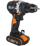 Worx wx102 perceuse / visseuse sans fil 20v avec 2 batteries de 2, 0 ah et chargeur