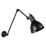 Wye - applique murale bras articul� - 1 lumi�re - l 905 mm - noir - rustique - �clairage int�rieur - ...