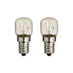 Xanlite - lot de 2 ampoules incandescentes four, culot e14, 80 lumens, quivalence 15w, 2200 kelvins, ...